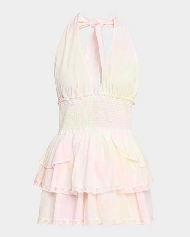Deanna Halter Mini Dress